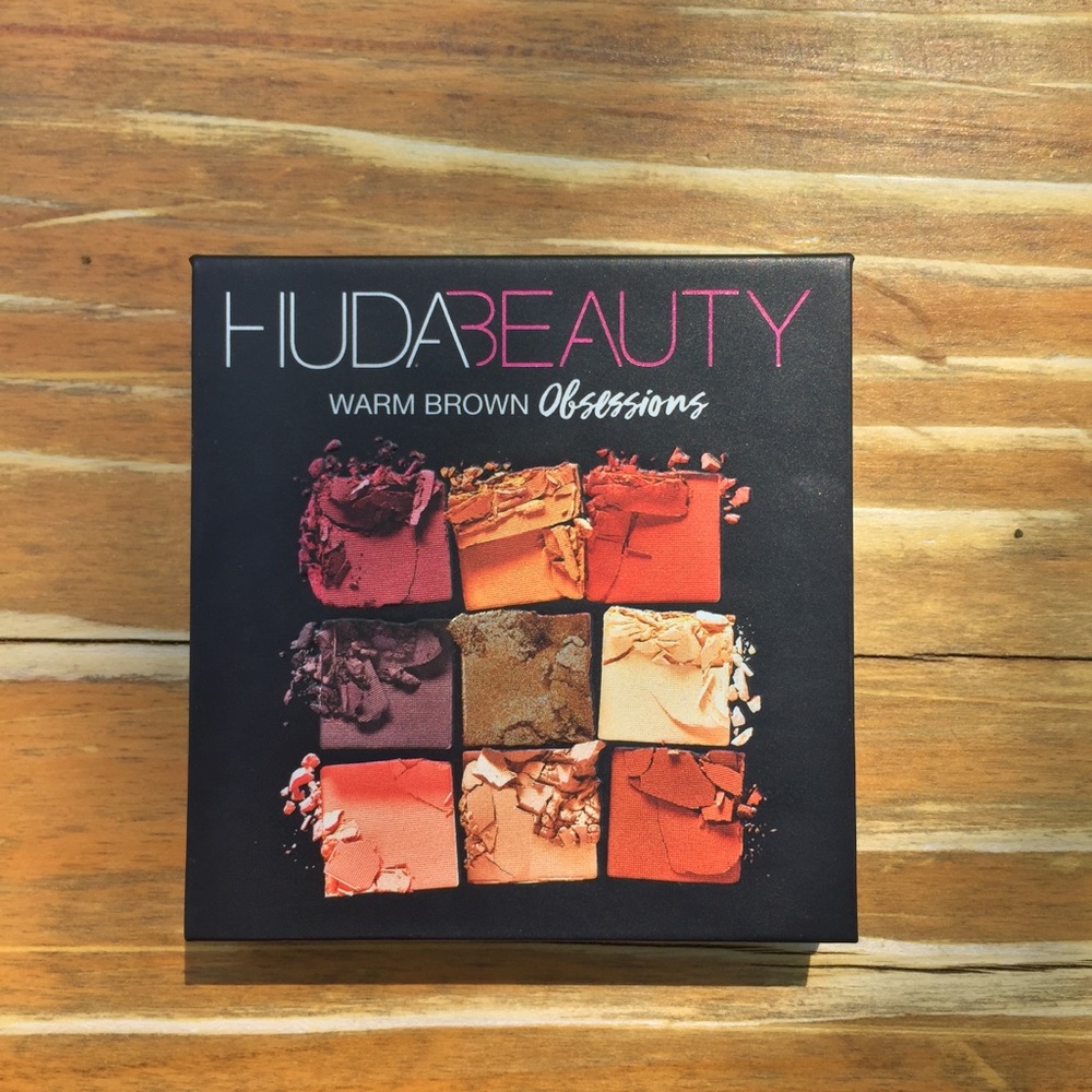 NEW HUDA BEAUTY WARM BROWN OBSESSIONS PALETTE